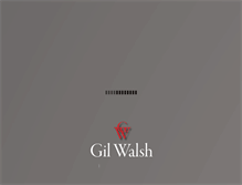Tablet Screenshot of gilwalsh.com